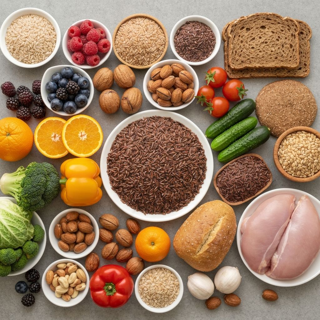 Balanced nutritional food arrangement